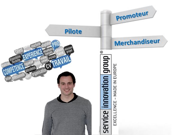 merchandiseur à promoteur des ventes