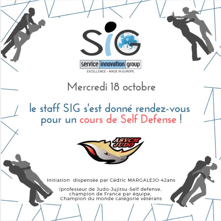 cours de Self Défense chez SIG