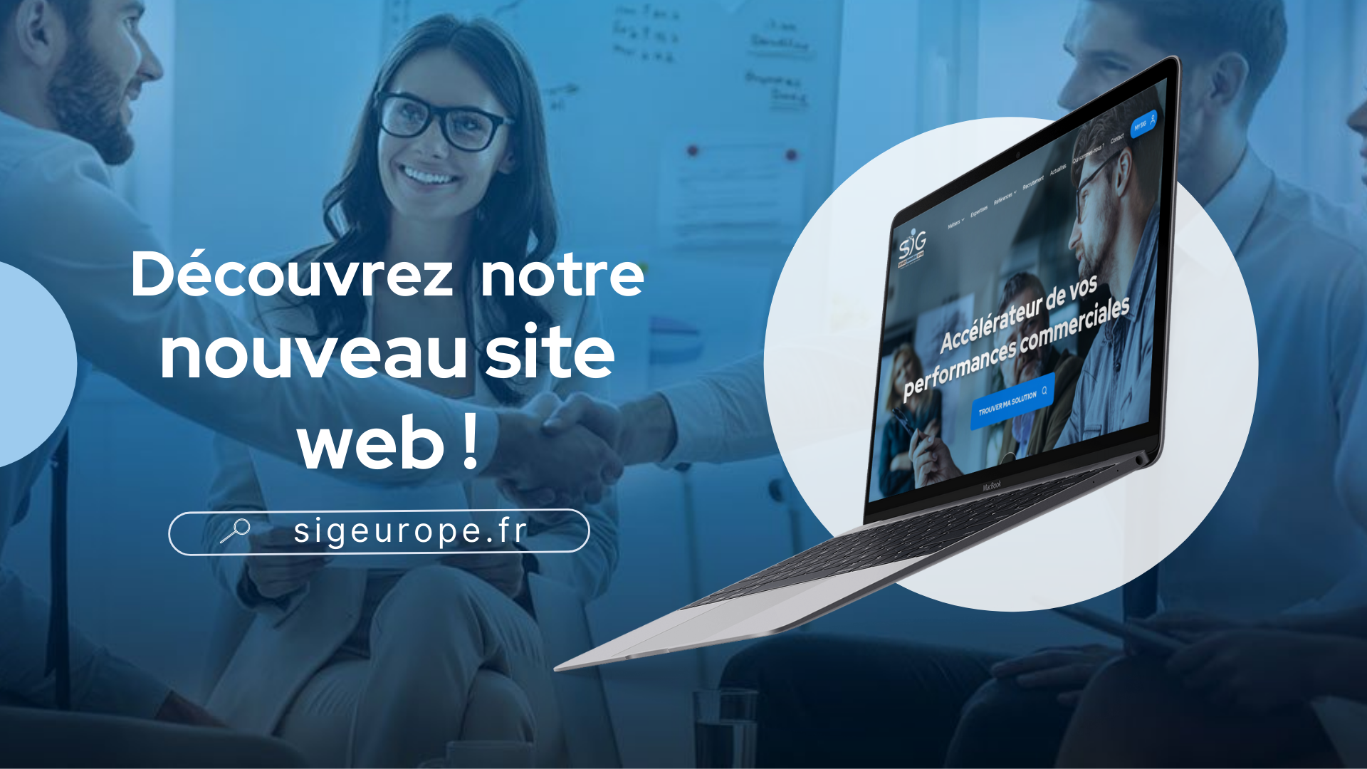 lancement de notre nouveau site