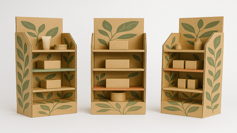 PLV éco-conçue pour un retail durable en magasin